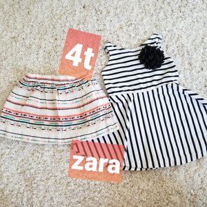 2 PC BUNDLE GIRLS SIZE 4T ZARA